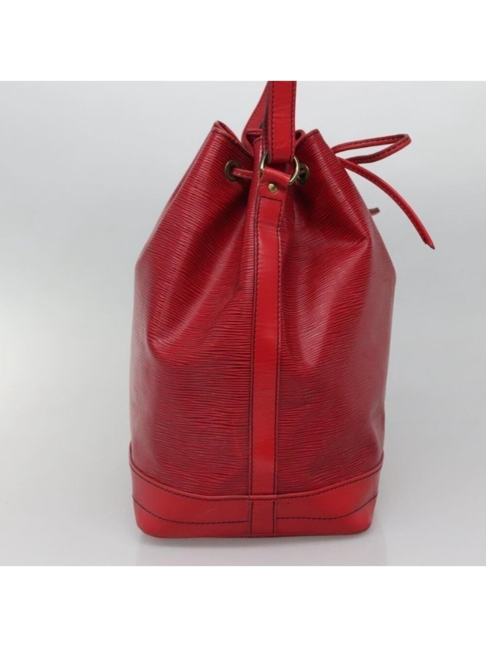 Authentic LOUIS VUITTON Epi Noe Shoulder Bag Red M44007 LV - Picture 10 of 16
